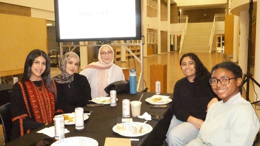 Iftar table after maghrib